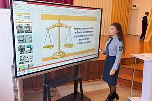 Петропавлдағы №5 мектепте оқушыларға «Заң және тәртіп» концепциясы таныстырылды