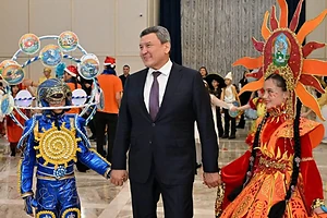 Президент атынан ұйымдастырылған Жаңа жылдық шырша Петропавл қаласында өтті