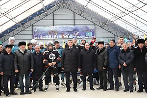 СҚО Есіл ауданы Петровка ауылында заманауи жабық хоккей корты ашылды