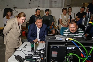 СҚО әкімі «Ботай. Ғайып ғалам» фильмінің түсірілім алаңына барды