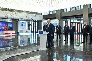 Президент Республики Казахстан принял участие в церемонии запуска завода по глубокой переработке кукурузы