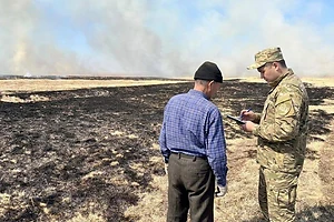 Солтүстікқазақстандық Есіл ауданында құрғақ шөпті өртегені үшін жауапкершілікке тартылды