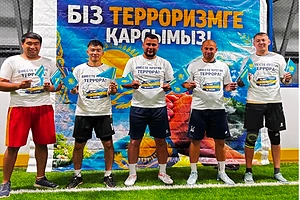 СҚО Шал ақын ауданында терроризм мен экстремизмге қарсы спорттық акция өтті