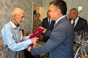 Первоцелинник Аслан Нехай из СКО отметил 90-летний юбилей