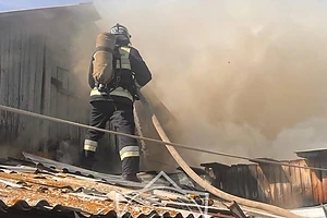 Пожарные СКО предотвратили возможный взрыв и спасли от огня жилой дом в селе Прибрежное