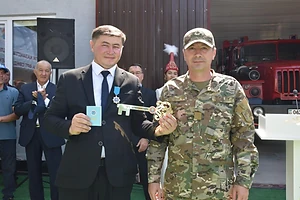 В Айыртауском районе СКО торжественно открыли новое добровольное противопожарное формирование