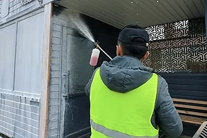 В Петропавловске моют улицы в рамках экологической акции «Таза Қазақстан»