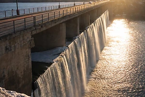 Перелив 11 сантиметров зафиксирован на Сергеевском водохранилище