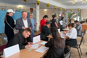 В СКО к 14:00 проголосовали 58,63% избирателей