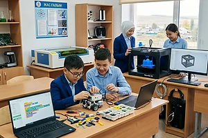 3D-принтеры, роботы и STEM появились в сельской школе СКО