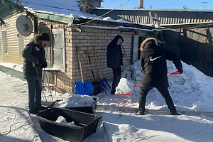 Акция «Таза Қазақстан» в Петропавловске: молодёжь заботится о пожилых жителях города