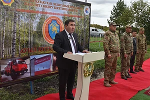 Новый пожарный пост торжественно открыли в селе Конюхово района М. Жумабаева СКО