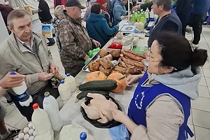 Мясо, молочная продукция и овощи по доступным ценам: в Петропавловске прошла сельхозярмарка