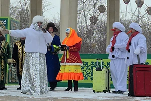 В Петропавловске проводы зимы отметили веселыми песнями, танцами и хороводами