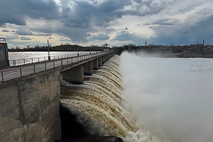 До 99 сантиметров снизился уровень перелива на Сергеевском водохранилище в СКО