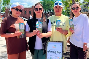 В Петропавловске прошёл экологический интерактив «Green City Day» в поддержку программы «Таза Қазақстан»